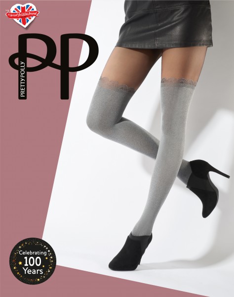 Pretty Polly Soft - Weiche Überkniestrümpfe und Feinstrumpfhose in Einem