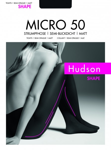 Hudson Micro 50 Light Shape - Blickdichte, matte Strumpfhose leicht figurformend