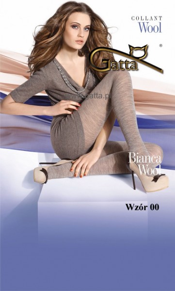 Gatta Warme Strumpfhose aus Wolle Bianca Wool