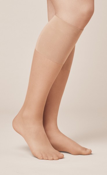 Kunert True Beauty Curvy 20 - Bequeme Kniestrümpfe mit weiter Passform