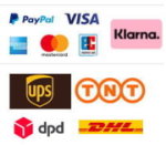 Paypal Kreditkarte DHL DPD UPS TNT 