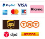 Paypal Kreditkarte DHL DPD UPS TNT